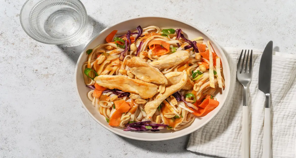 Hurtig thailandsk kyllingesalat
